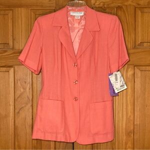 NWT Vintage Fundamental Things Lined Blazer Size 8